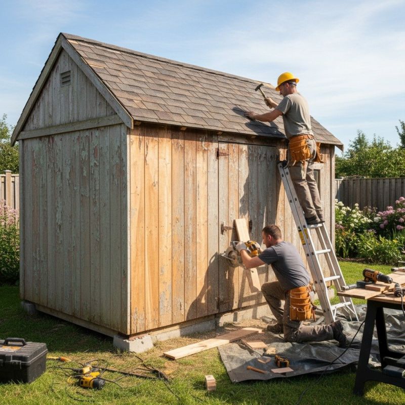 Shed Painting